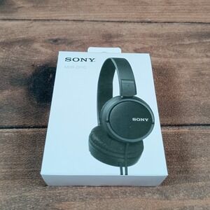 Sony MDR-ZX110 Wired On-Ear Headphones Black Foldable Stereo MDRZX110/BZ(UC)